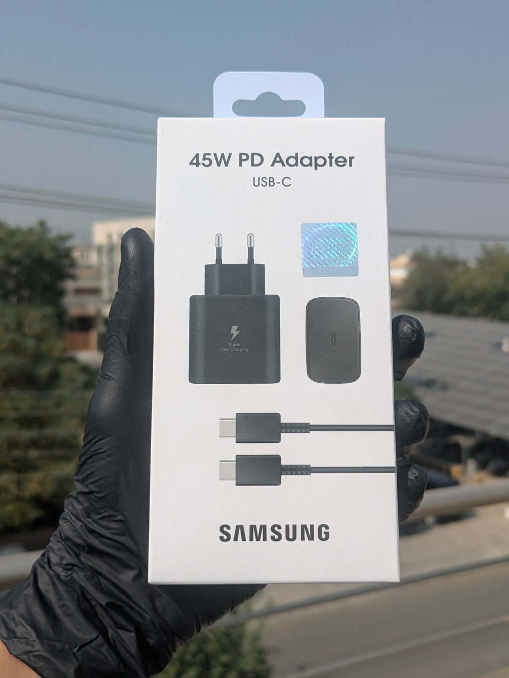 Samsung 45W PD Adapter with Free Cable | Fast Charger | 100% Original