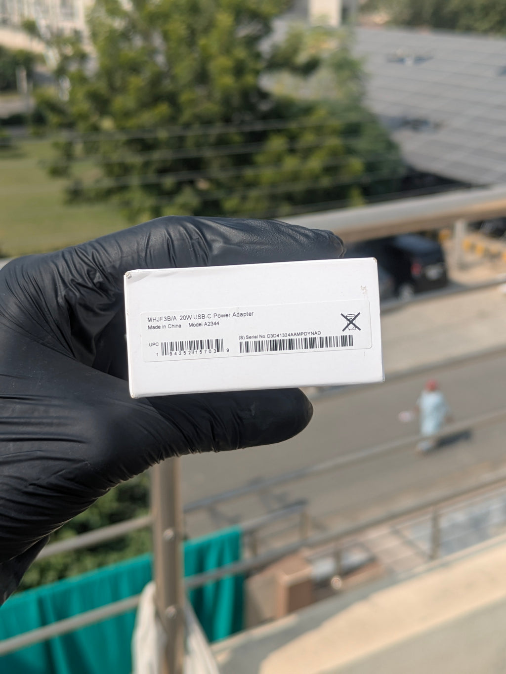 Apple USB-C 20w Power Adapter with Free Original Cable | 100% original | 3 Pin Adopter