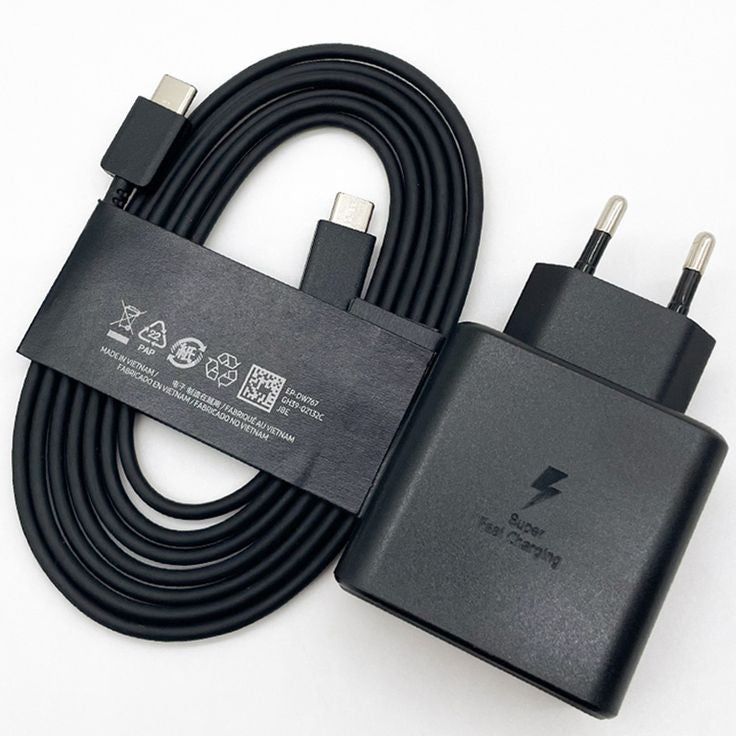 Samsung 45W PD Adapter with Free Cable | Fast Charger | 100% Original